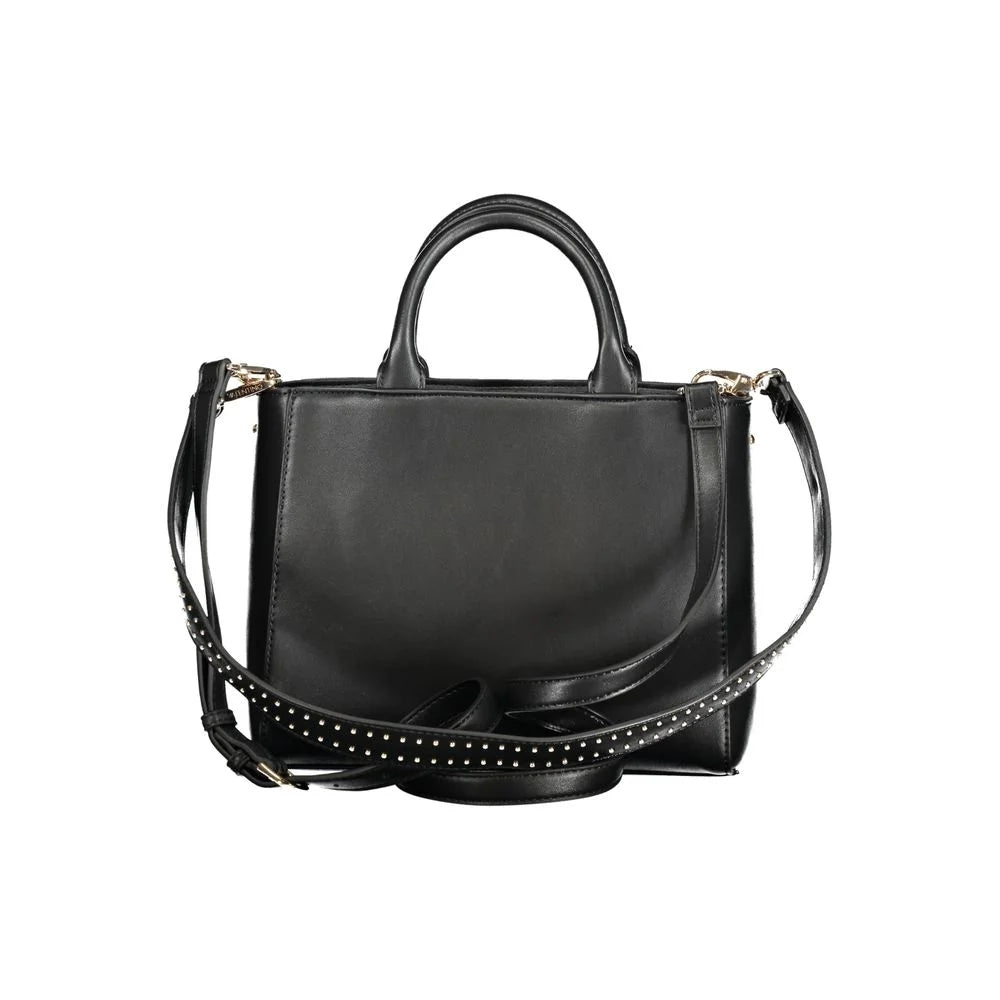 Mario Valentino Black Polyethylene Women Handbag