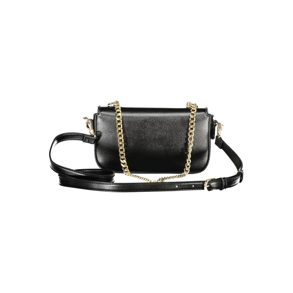 Mario Valentino Black Polyethylene Women Handbag
