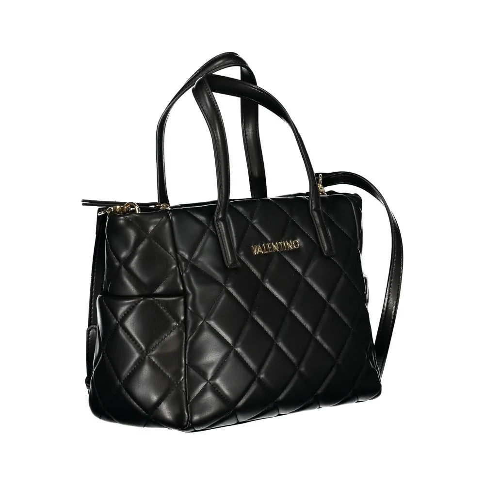 Mario Valentino Black Polyethylene Women Handbag