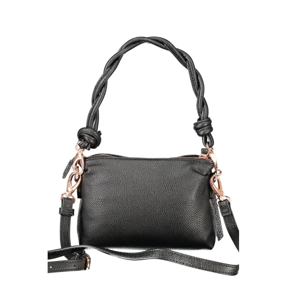 Mario Valentino Black Polyethylene Women Handbag - Cross Body Bags