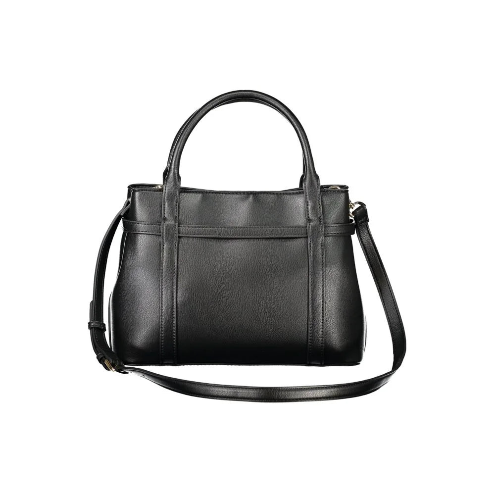 Mario Valentino Black Polyethylene Women Handbag - Satchel Bags