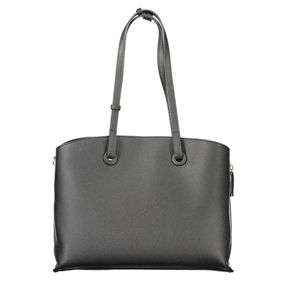 Mario Valentino Black Polyethylene Women Handbag - Shopper Bags
