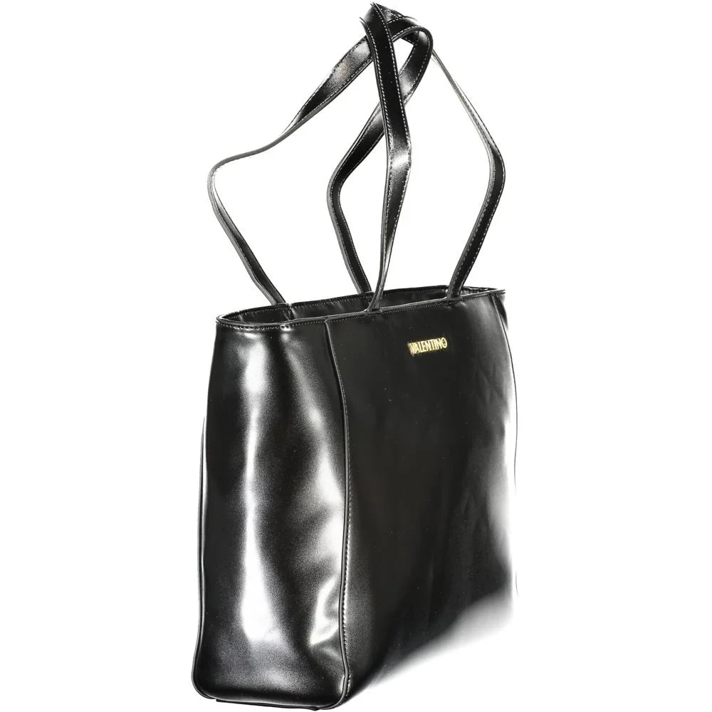 Mario Valentino Black Polyethylene Women Handbag - Shopper Bags