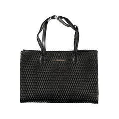 Mario Valentino Black Polyethylene Women Handbag - Shopper Bags