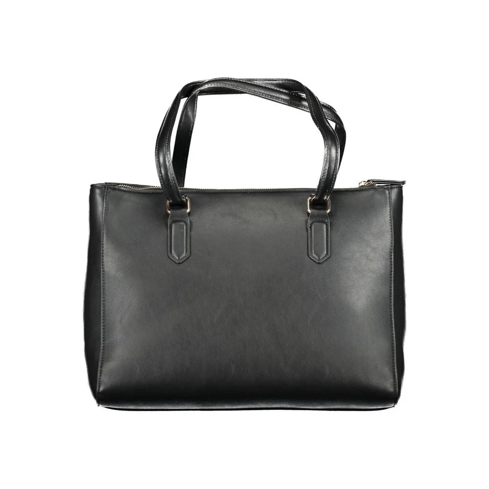 Mario Valentino Black Polyethylene Women Handbag - Shopper Bags