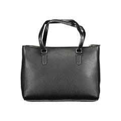Mario Valentino Black Polyethylene Women Handbag - Shopper Bags