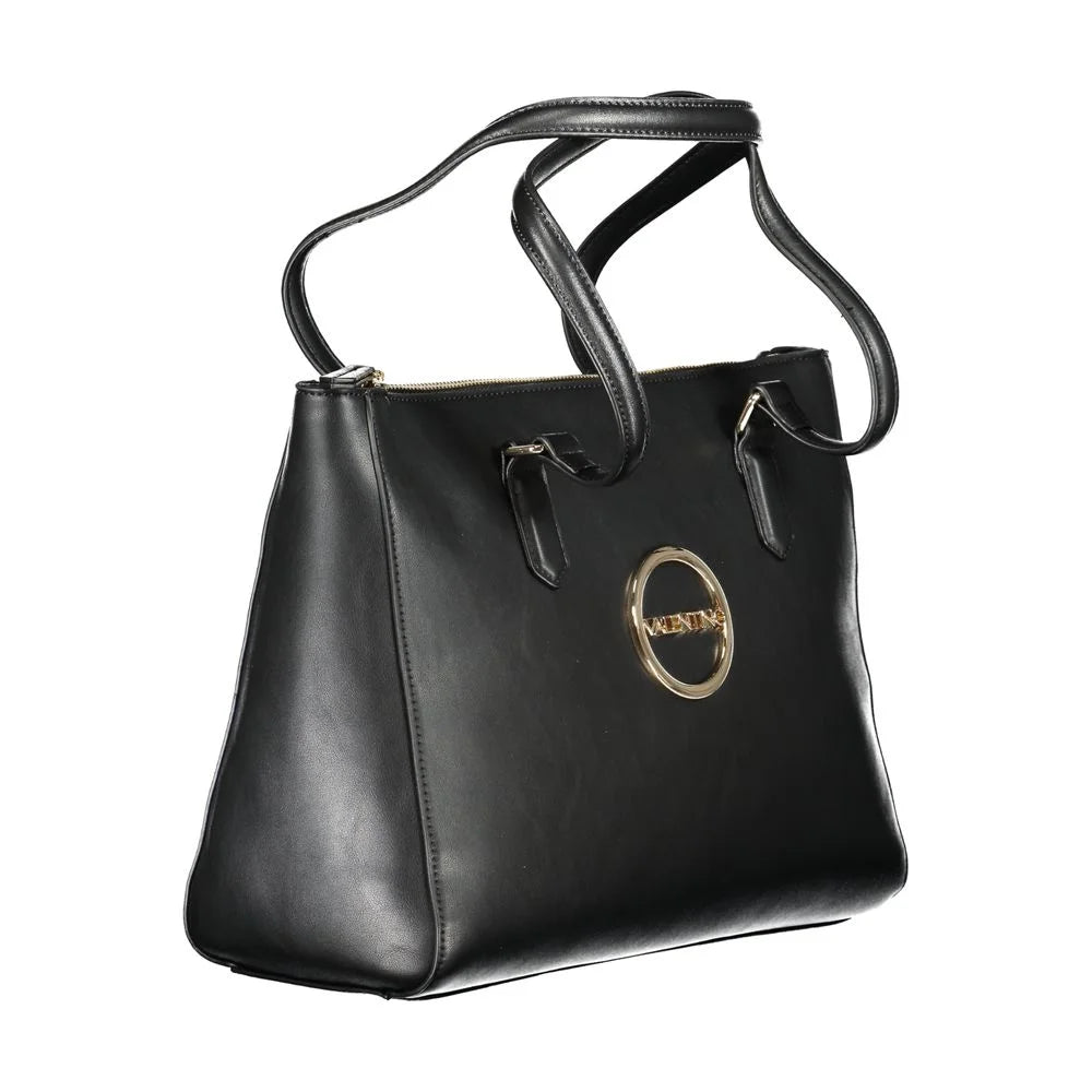 Mario Valentino Black Polyethylene Women Handbag - Shopper Bags