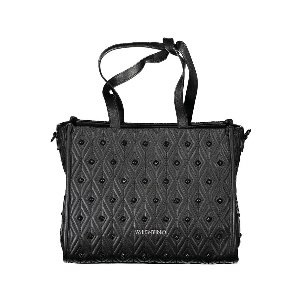 Mario Valentino Black Polyethylene Women Handbag - Shopper Bags