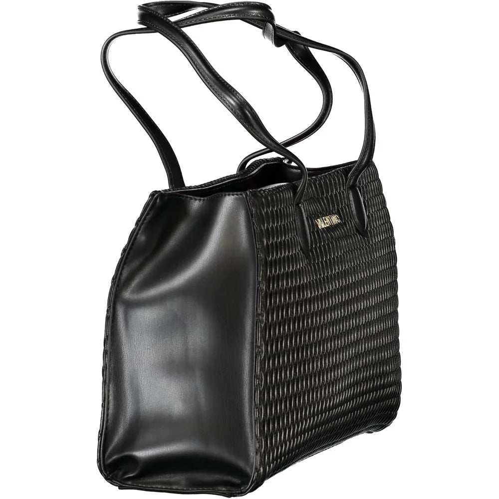 Mario Valentino Black Polyethylene Women Handbag - Shopper Bags