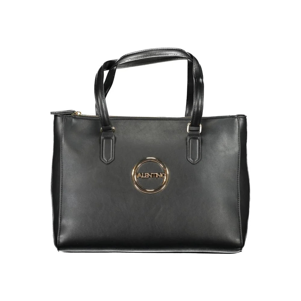 Mario Valentino Black Polyethylene Women Handbag - Shopper Bags