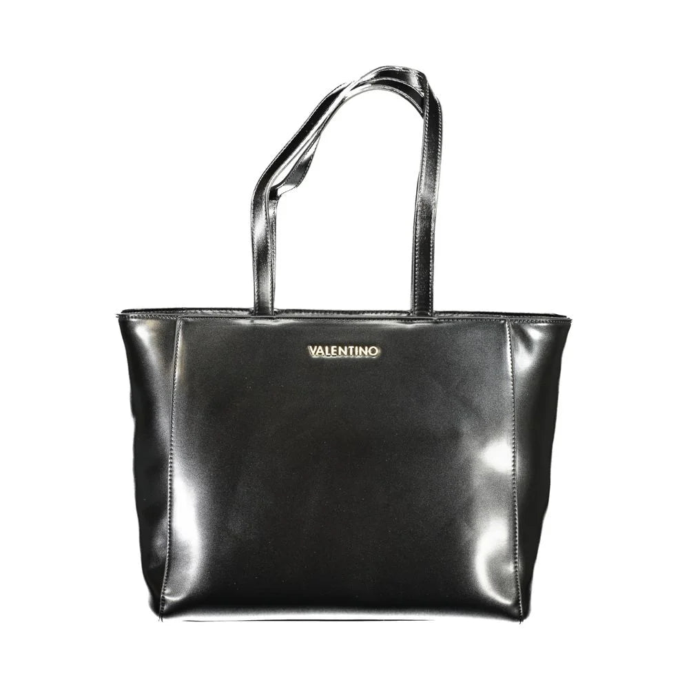 Mario Valentino Black Polyethylene Women Handbag - Shopper Bags