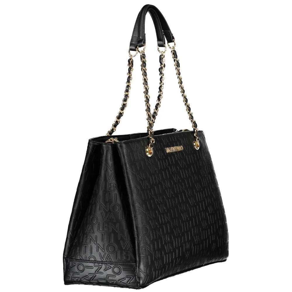 Mario Valentino Black Polyethylene Women Handbag - Shoulder Bags