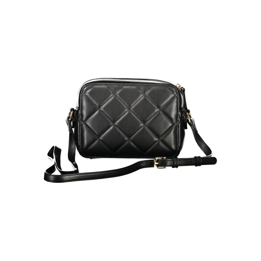 Mario Valentino Black Polyethylene Women Handbag - Shoulder Bags