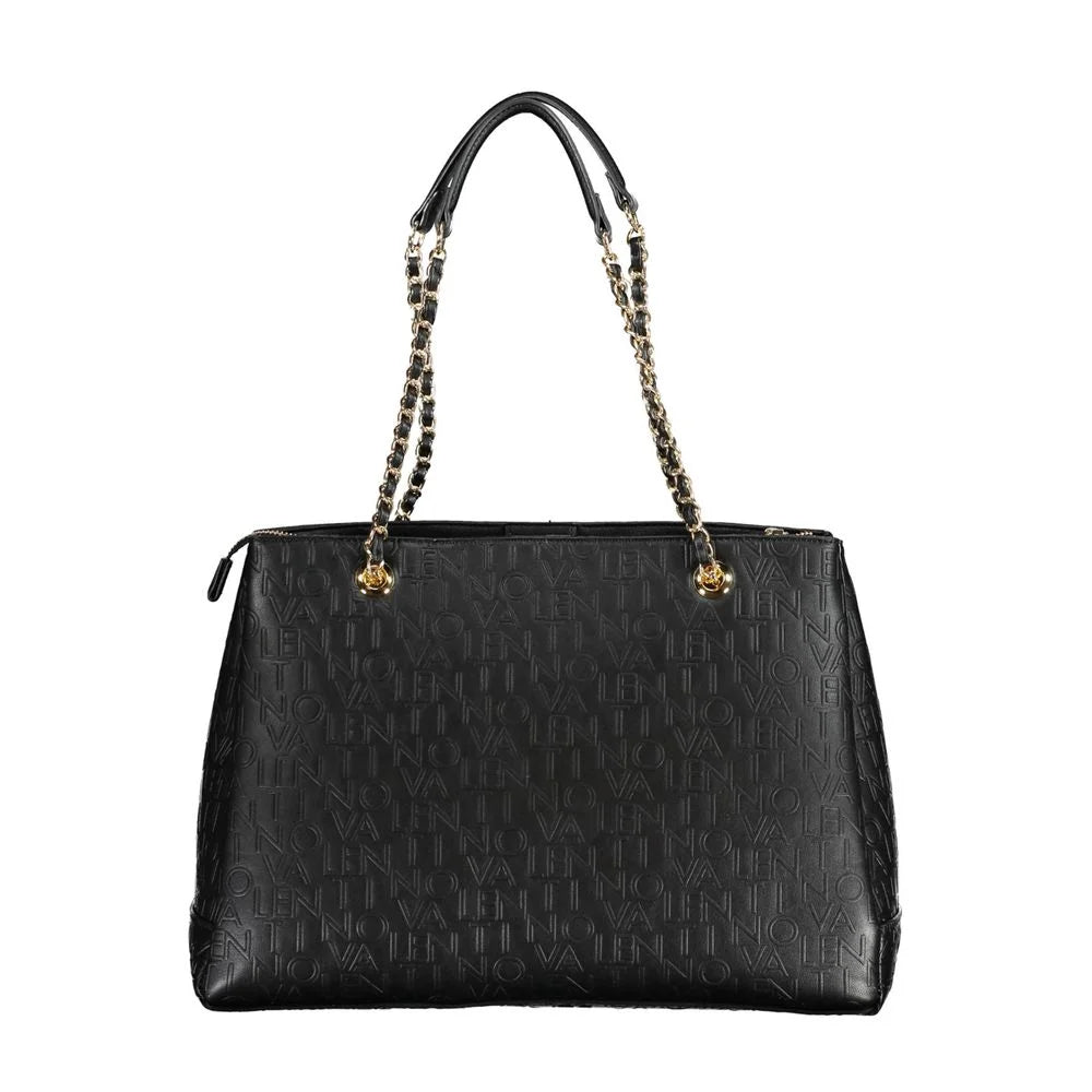 Mario Valentino Black Polyethylene Women Handbag - Shoulder Bags