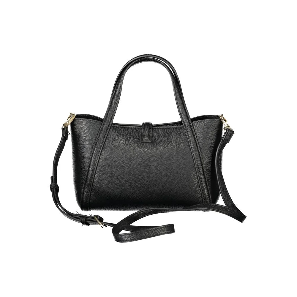 Mario Valentino Black Polyethylene Women Handbag - Shoulder Bags