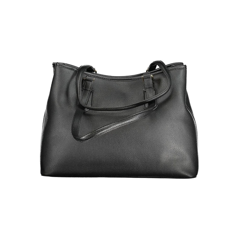 Mario Valentino Black Polyethylene Women Handbag - Shoulder Bags