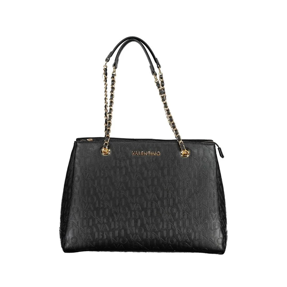Mario Valentino Black Polyethylene Women Handbag - Shoulder Bags