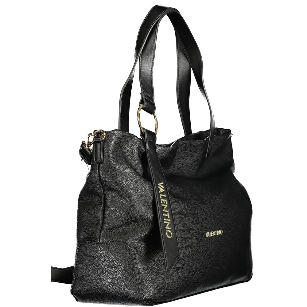 Mario Valentino Black Polyethylene Women Handbag - Shoulder Bags