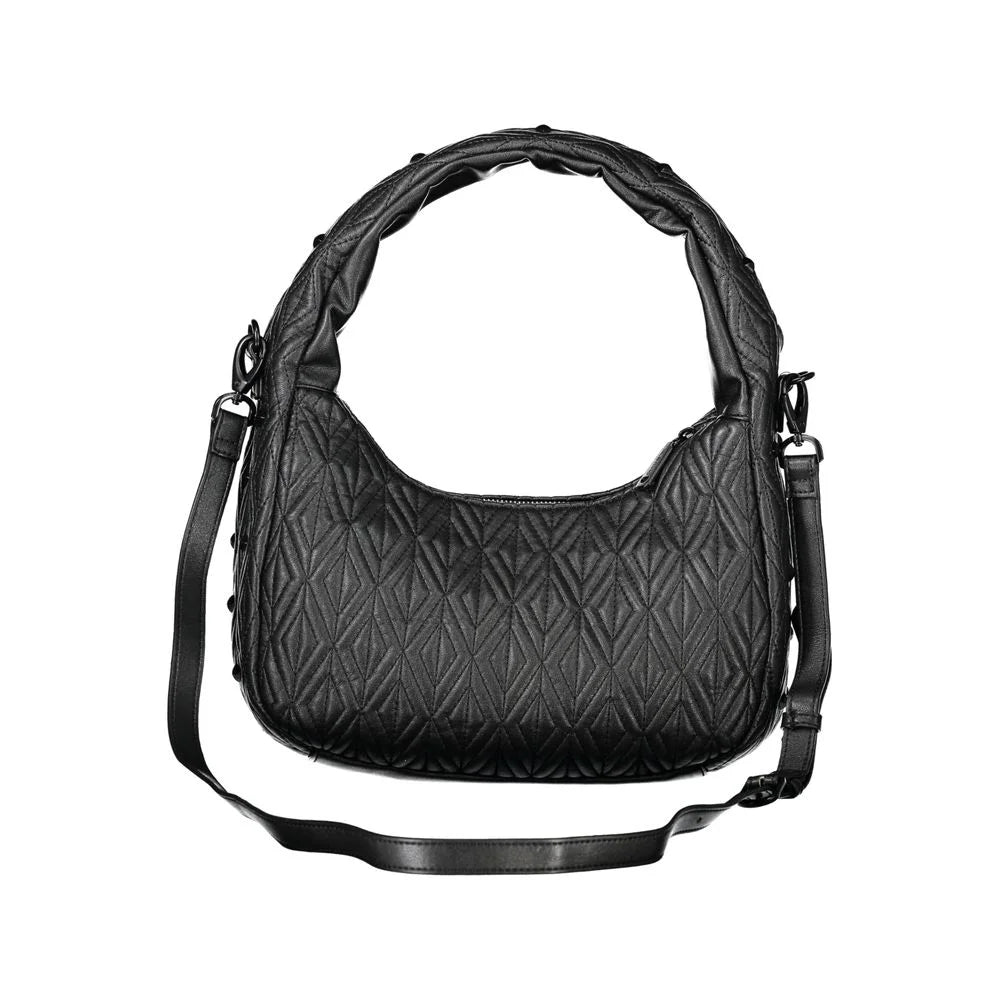 Mario Valentino Black Polyethylene Women Handbag - Shoulder Bags
