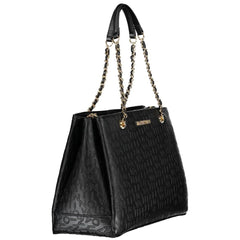 Mario Valentino Black Polyethylene Women Handbag - Shoulder Bags