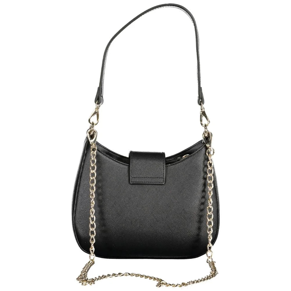 Mario Valentino Black Polyethylene Women Handbag - Shoulder Bags