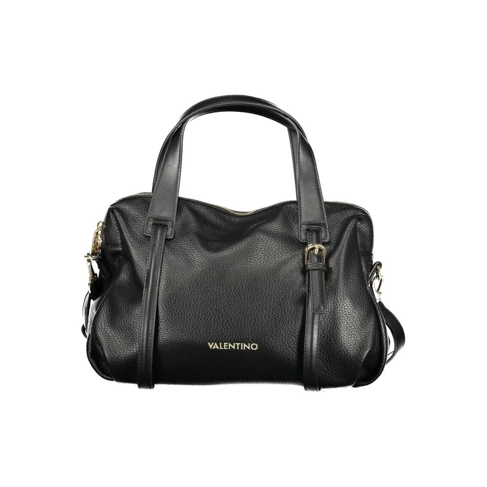 Mario Valentino Black Polyurethane Women Handbag