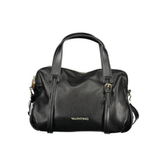 Mario Valentino Black Polyurethane Women Handbag