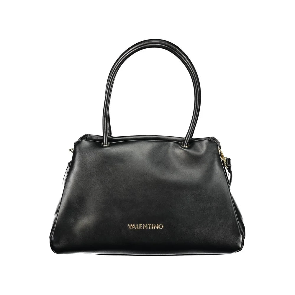 Mario Valentino Black Polyurethane Women Handbag