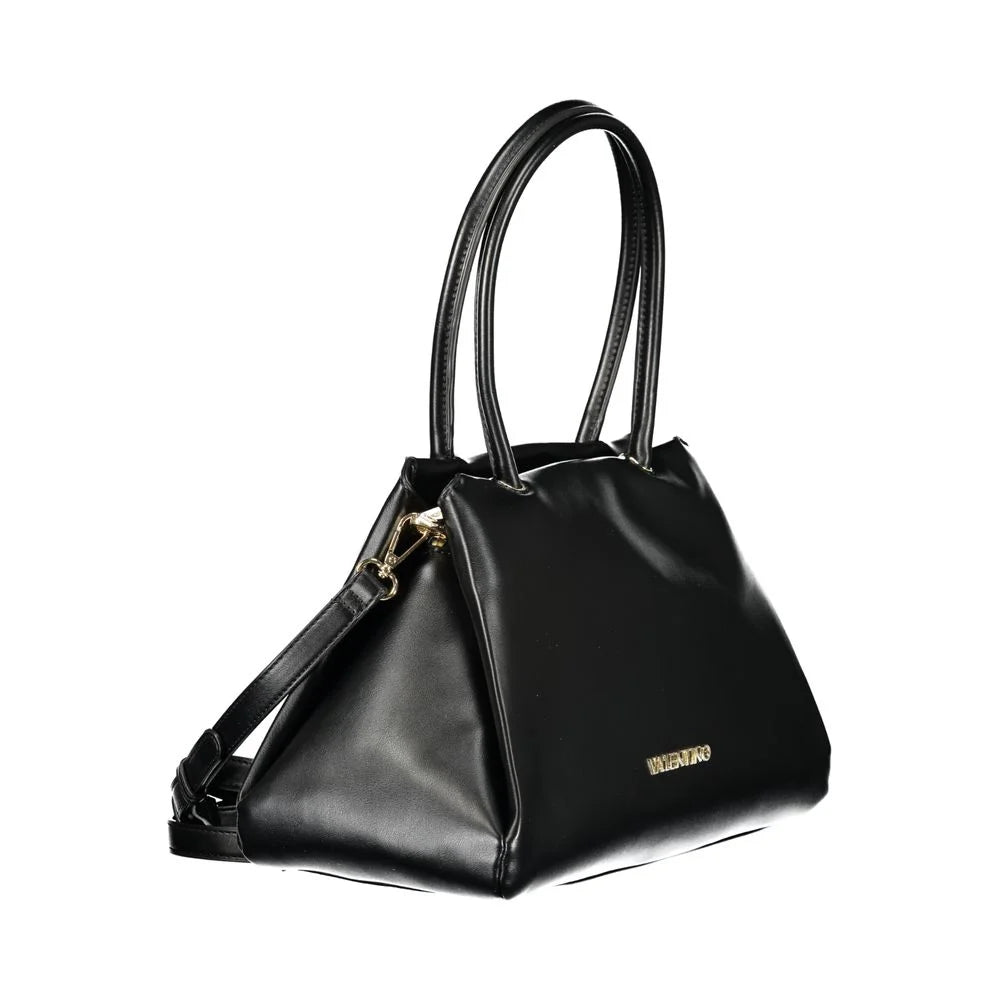 Mario Valentino Black Polyurethane Women Handbag