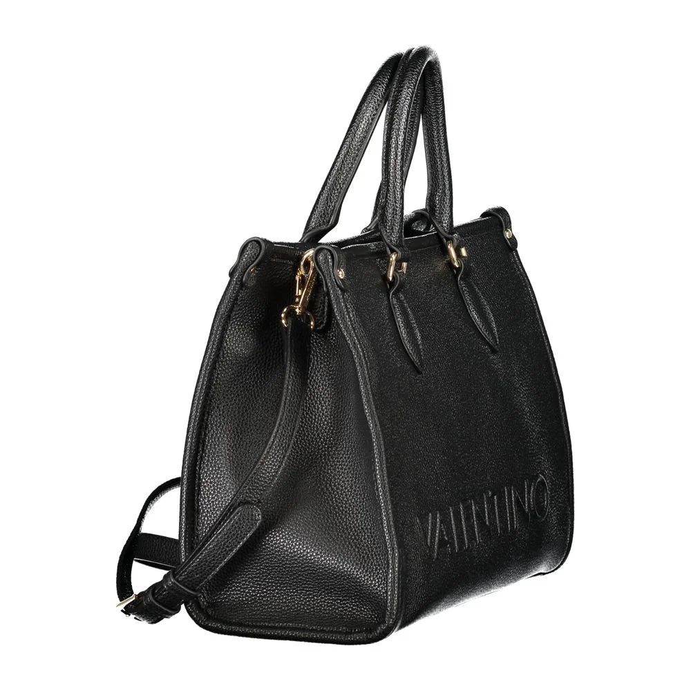Mario Valentino Black Polyurethane Women Handbag