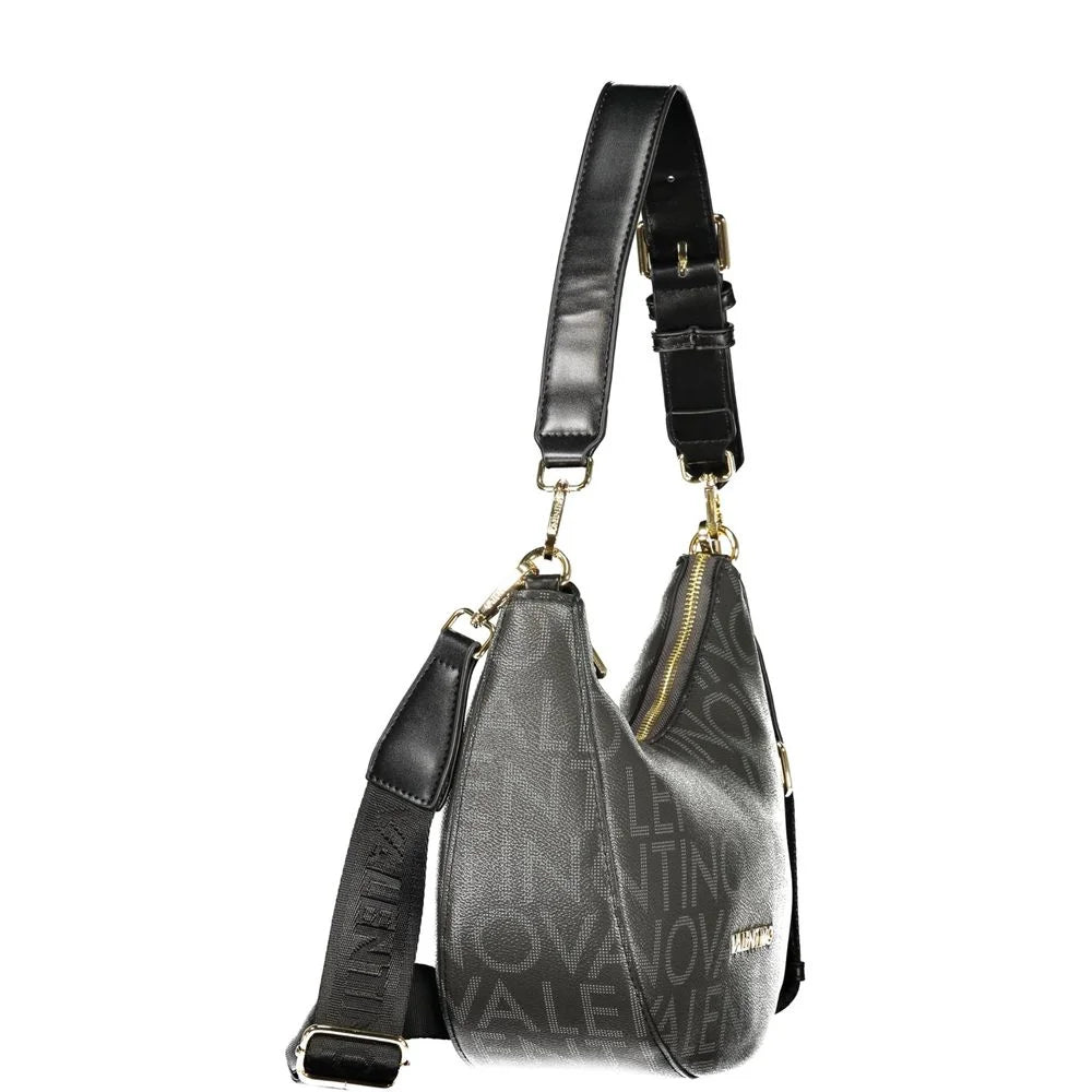 Mario Valentino Black Polyurethane Women Handbag