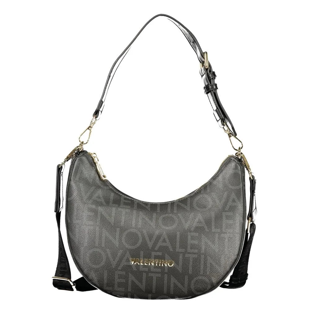 Mario Valentino Black Polyurethane Women Handbag
