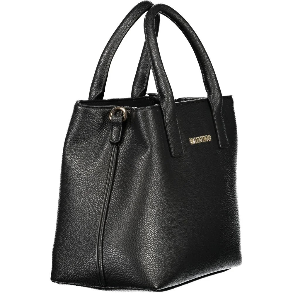 Mario Valentino Black Polyurethane Women Handbag