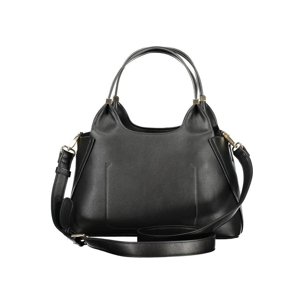 Mario Valentino Black Polyurethane Women Handbag