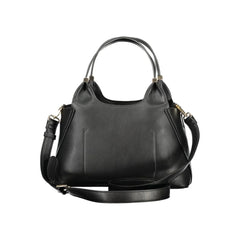 Mario Valentino Black Polyurethane Women Handbag