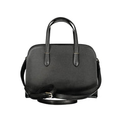 Mario Valentino Black Polyurethane Women Handbag
