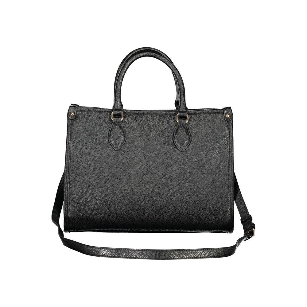Mario Valentino Black Polyurethane Women Handbag