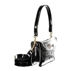 Mario Valentino Black Polyurethane Women Handbag