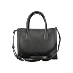 Mario Valentino Black Polyurethane Women Handbag