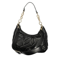 Mario Valentino Black Polyurethane Women Handbag
