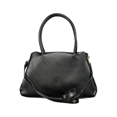 Mario Valentino Black Polyurethane Women Handbag