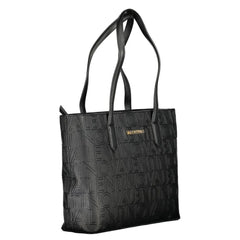 Mario Valentino Black Polyurethane Women Shoulder Bag