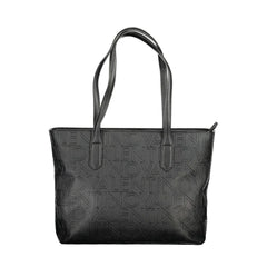 Mario Valentino Black Polyurethane Women Shoulder Bag