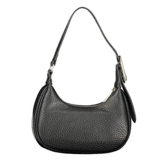 Mario Valentino Black Polyurethane Women Shoulder Bag