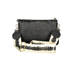 Mario Valentino Black Polyurethane Women’s Shoulder Bag