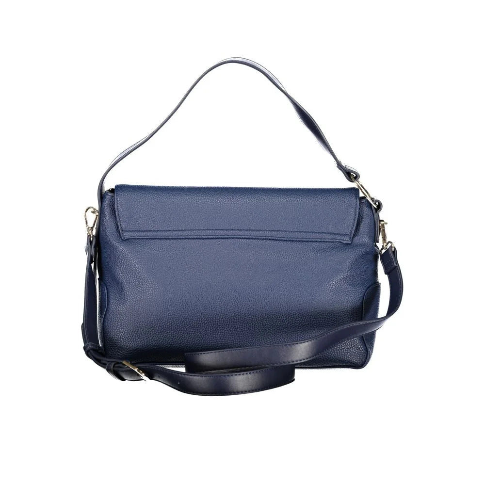 Mario Valentino Blue Polyurethane Women Shoulder Bag