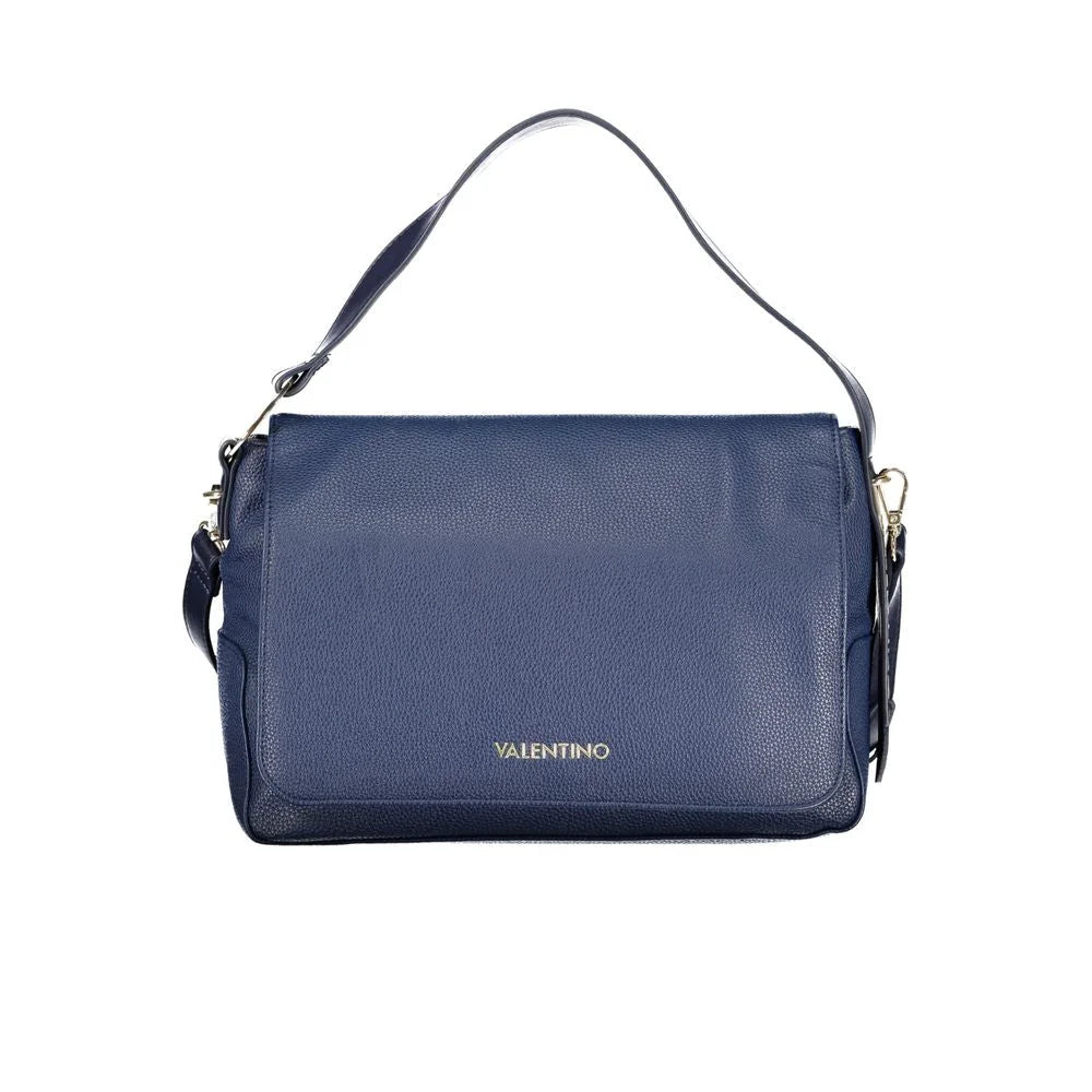 Mario Valentino Blue Polyurethane Women Shoulder Bag