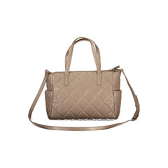 Mario Valentino Brown Polyethylene Handbag