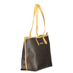 Mario Valentino Brown Polyethylene Handbag - Shopper Bags