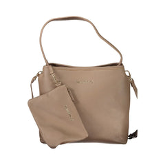 Mario Valentino Brown Polyethylene Women Handbag - Shoulder Bags
